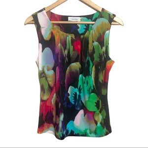 Calvin Klein Business Casual Colorful Top S